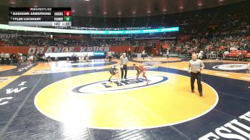 2A 126 lbs Quarterfinal - Dashawn Armstrong, Jacksonville (H.S.) vs Tyler Lockhart, Sycamore (H.S.)