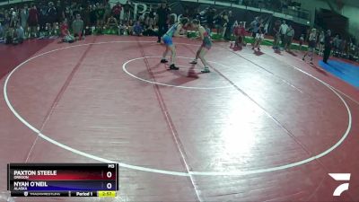 115 lbs Quarterfinal - Paxton Steele, Oregon vs Nyah O`Neil, Alaska