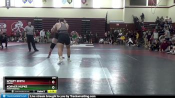 285 lbs Semifinal - Wyatt Smith, Lisbon vs Korver Hupke, Independence