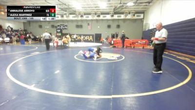 145 lbs Champ. Round 1 - Annalese Arroyo, Norco vs Alexa Martinez, Fillmore
