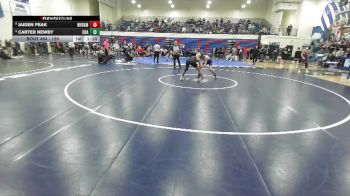 126 lbs Cons. Round 4 - Jaiden Peak, West Valley (Spokane) vs Carter Newby, Coeur D Alene