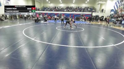 126 lbs Cons. Round 4 - Jaiden Peak, West Valley (Spokane) vs Carter Newby, Coeur D Alene