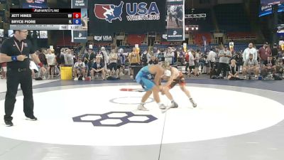 113 lbs Cons. Sub-rd Of 16 - Jett Hines, West Virginia vs Bryce Fiore, Florida