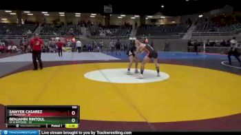 160 lbs Round 3 (4 Team) - Sawyer Casarez, 5A Thurston vs Benjamin Rintoul, 5A Scappoose