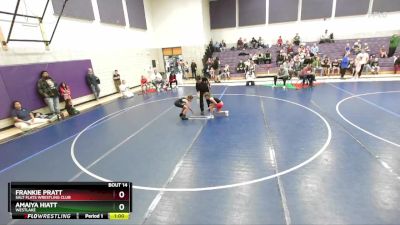 67-71 lbs Round 3 - Frankie Pratt, Salt Flats Wrestling Club vs Amaiya Hiatt, Westlake