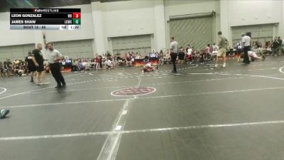 65 lbs Quarterfinal - Leon Gonzalez, WALLE BOYS vs James Shaw, Larue County Wrestling Club