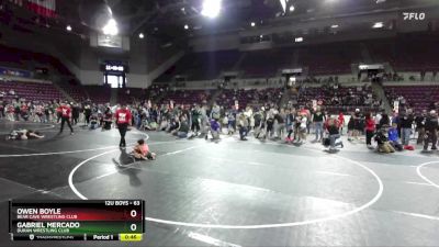 63 lbs Cons. Round 3 - Gabriel Mercado, Duran Wrestling Club vs Owen Boyle, Bear Cave Wrestling Club