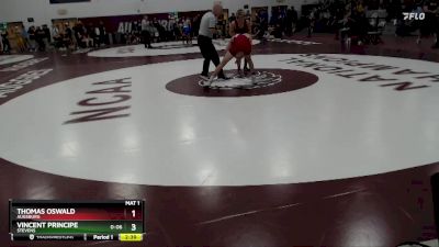 133 lbs Cons. Round 2 - Vincent Principe, Stevens vs Thomas Oswald, Augsburg