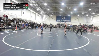 175 lbs Semifinal - Maximus Morse, Xavier vs Jeffrey Hutzelmann, Fairfield Ludlowe