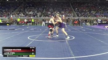 D2-175 lbs Cons. Round 1 - Cameron Holstege, Allendale HS vs Layne O`Neil, Fowlerville HS