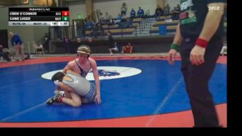 113 lbs Caine Luger, Bismarck St Mary`s vs Crew O`Connor, Butte