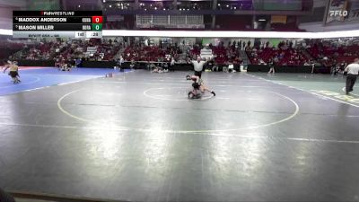 98 lbs 5th Place Match - Maddox Anderson, Kuna vs Mason Miller, Borah