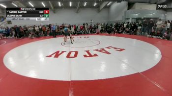 130 lbs Cons. Round 6 - Lillian Barr, Cleveland vs Karris Carter, Sand Creek