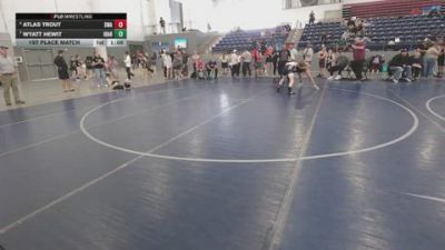 115-122 lbs 1st Place Match - Atlas Trout, Sanderson Wrestling Academy vs Wyatt Hewit, Idaho