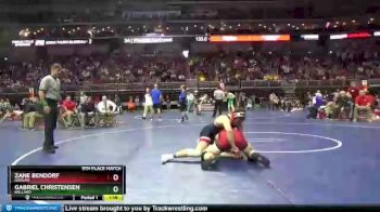 2A-182 lbs 5th Place Match - Gabriel Christensen, Ballard vs Zane Bendorf, Harlan