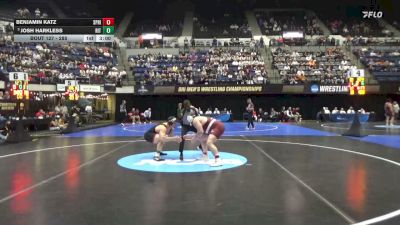 285 lbs Champ. Round 1 - Josh Harkless, RIT vs Benjamin Katz, Springfield