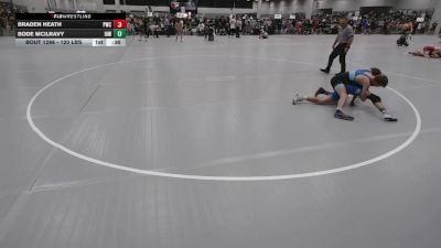 120 lbs Cons. Rd Of 64 - Braden Heath, Piedmont Wrestling Club vs Bode McIlravy, Immortal Athletics WC