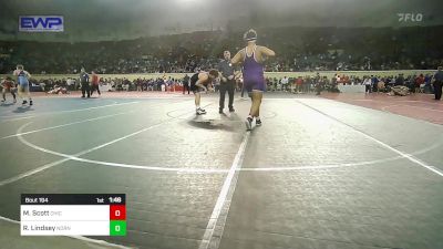 Round Of 16 - Marley Scott, Chickasha Wrestling vs Redmond Lindsey, Norman North