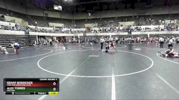 160 lbs Champ. Round 2 - Grant Boddicker, Linn-Mar Wrestling Club vs Alex Torres, Waconia