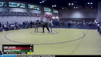 113 lbs Round 4 (8 Team) - Gabe Thacker, Adams Central Jets vs Brayden Hartranft, Berks Catholic