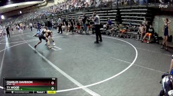 112 lbs Round 2 (6 Team) - Charles Davidson, Utah vs Ty Wood, Kansas Cobra