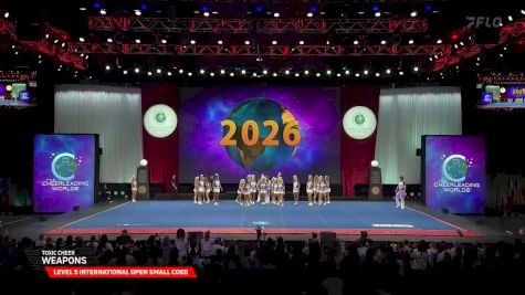 Toxic Cheer - Weapons [2026 L5 International Open Small Coed Finals] 2026 The Cheerleading Worlds