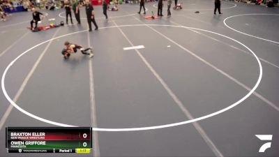 47-50 lbs Semifinal - Owen Griffore, Minnesota vs Braxton Eller, New Prague Wrestling