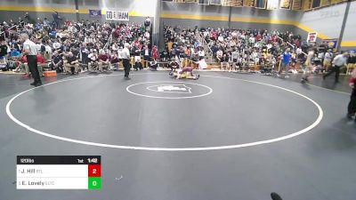 120 lbs Semifinal - Jerry Hill, Bethel vs Edwin Lovely, Ellis Tech