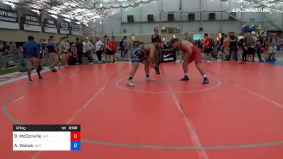 125 kg Consi Of 32 #2 - Bowen McConville, Jackrabbit Wrestling Club vs Ali Wahab, Virginia Beach Regional Training Center