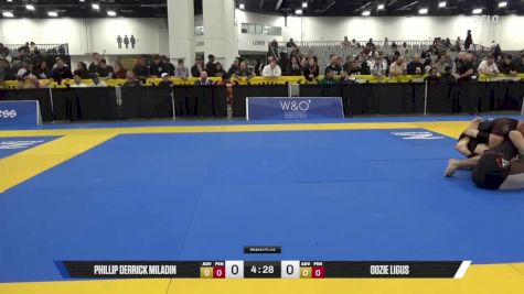 Oozie Ligus vs Phillip Derrick Miladin 2025 World IBJJF Jiu-Jitsu No-Gi Championship