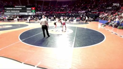 3A 157 lbs Cons. Semi - Jack Ferguson, Yorkville (H.S.) vs Jaedon Calderon, Lockport (Twp.)