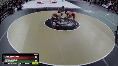 Champ. Round 1 - Luke Pawloski, Pleasanton vs Carson Bolz, Osmond-Wausa