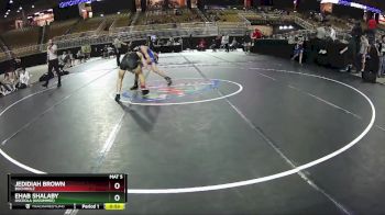 126 lbs Cons. Round 5 - Ehab Shalaby, Osceola (Kissimmee) vs Jedidiah Brown, Buchholz