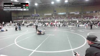 98 lbs Quarterfinal - Preston Petty, Palmer Divide vs Maxwell Vander Linden, Teller Takedown WC