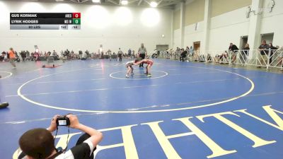 80 lbs Rr Rnd 3 - Gus Korniak, ARES - EL vs Lyrik Hodges, M3 Wrestling Academy - EL