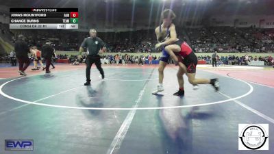 138 lbs Consi Of 32 #1 - Jonas Mountford, Fairland Owls vs Chance Burns, Team Guthrie Wrestling