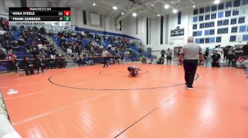 126 lbs 1st Place Match - Noah Steele, Saint Augustine vs Frank Zambada, San Ysidro