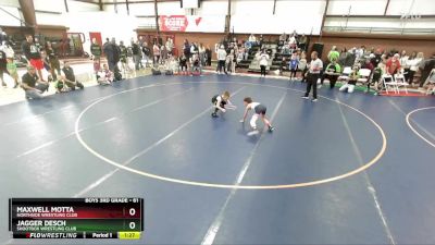 61 lbs Quarterfinal - Jagger Desch, Shootbox Wrestling Club vs Maxwell Motta, Northside Wrestling Club