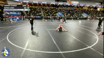 135 lbs Cons. Round 3 - Carissa Alleman, Lockport (Twp.) vs Sophia Landa, Apple Valley