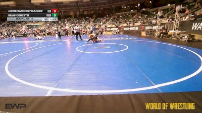 130 lbs Round Of 16 - Jacob Sanchez-Vasquez, Steel City Reloaded vs Silas Corcetti, Franklin Regional