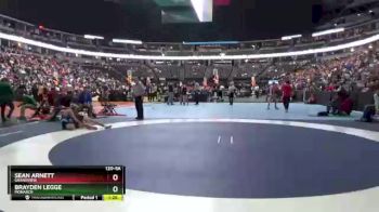120 lbs Quarterfinal - Sean Arnett, Grandview vs Brayden Legge, Monarch