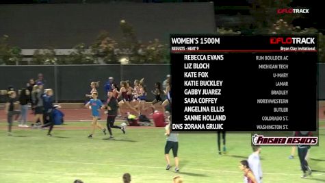 Women's 1500m, Heat 10