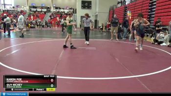 125 lbs Round 3 - Karon Poe, Elevate Wrestling Club vs Guy Richey, Mountain Brook