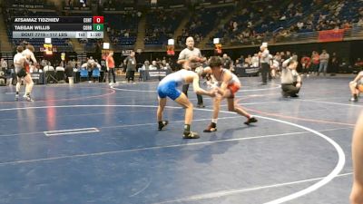 117 lbs Consy 2 - Atsamaz Tidzhiev, Centennial vs Taegan Willis, Corry