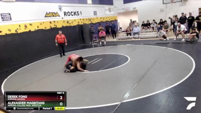 165 lbs Cons. Round 4 - Derek Fong, Horizon Huskies vs Alexander Magbitang, Arizona College Prep. Wrestlin