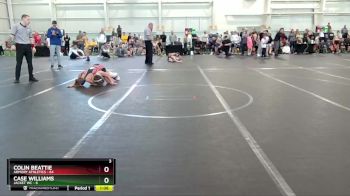 100 lbs Round 3 (6 Team) - Colin Beattie, Armory Athletics vs Case Williams, Jacket WC