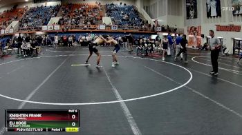 120 lbs Cons. Semi - Eli Hogg, St. Mary`s Ryken vs Knighten Frank, John Carroll