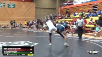 149 lbs Cons. Semi - Eric Smith-Williams, Menlo Wrestling CLub vs Jake Topartzer, Cerritos