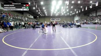 120 lbs Champ. Round 1 - Ahmad Ghuneim, Lafayette (Wildwood) vs Braden Heath, Piedmont