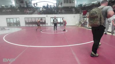 155 lbs Quarterfinal - Weston Johnson, Hilldale vs Reece St. Clair, Inola